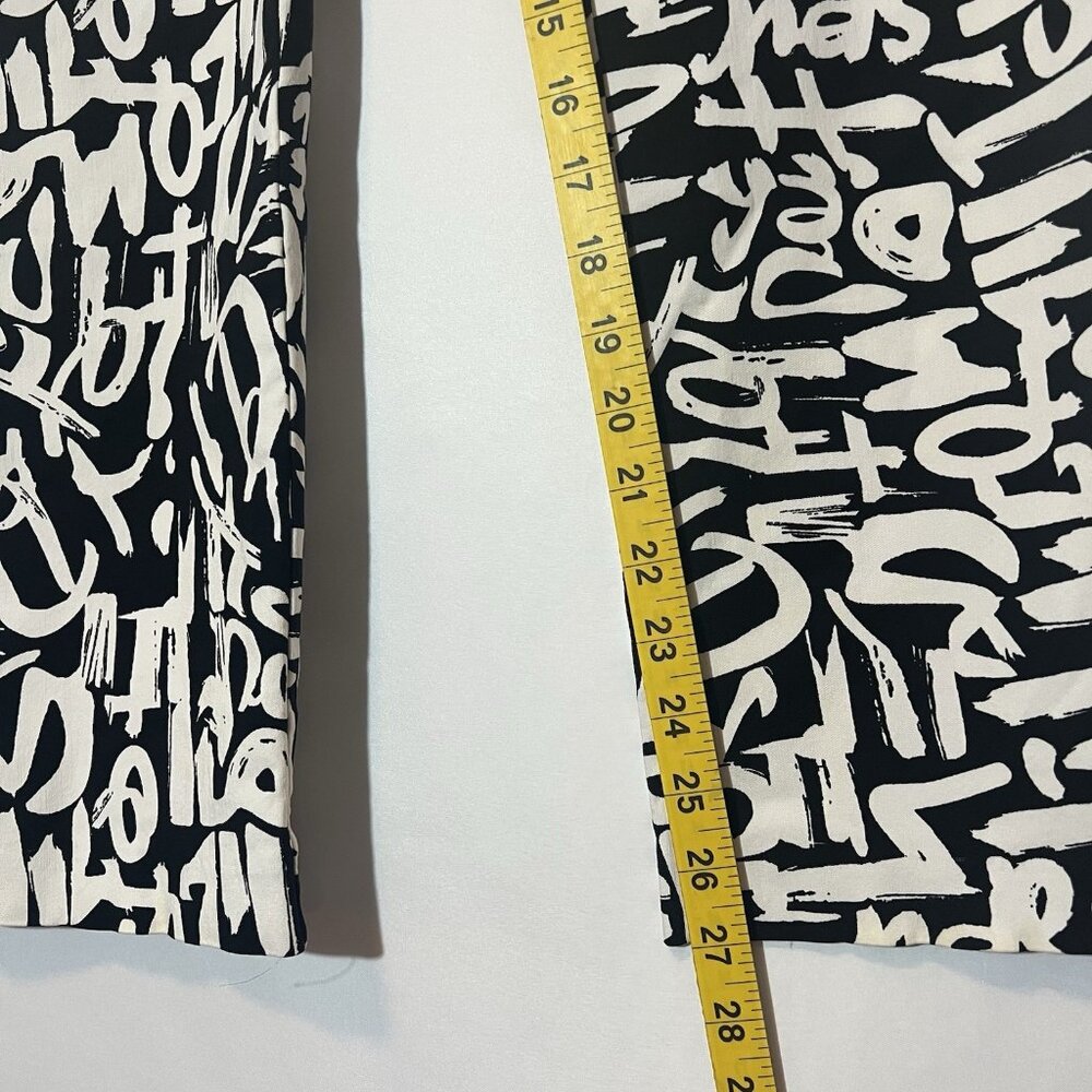Joseph Ribkoff Women’s Pants Size 8 Black/White Elastic Waist Stretch - Picture 7 of 11
